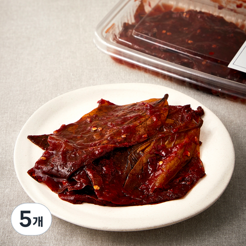 식탁위의사계 양념콩잎, 120g, 5개