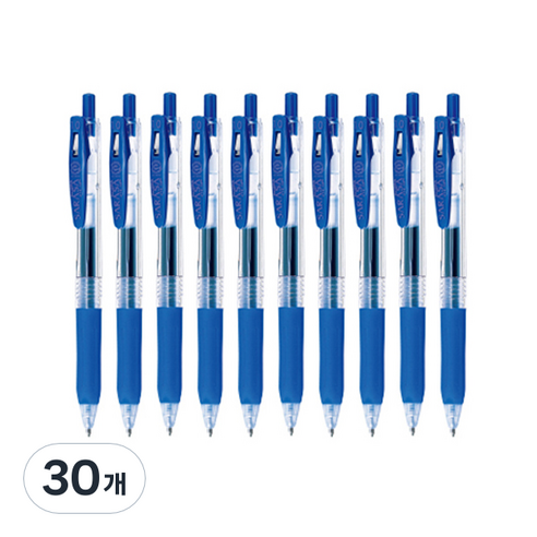 사라사 클립 볼펜 1.0mm, 블루, 30개