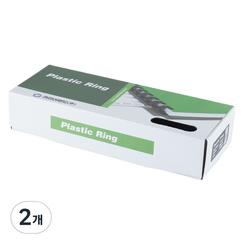 카피어랜드 플라스틱링 블랙 22mm 25p, 2개