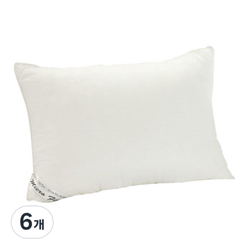 바이데코 마이크로 다운필 베개솜, 화이트, 6개