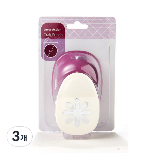 포코스 모양펀치 R-36, 데이지, 3개