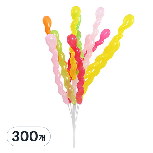 그래다다 트위스트 장식 풍선, 랜덤발송, 300개