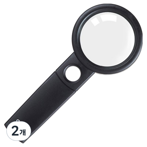 썸즈마인 2단 돋보기 블랙 라지, 2개