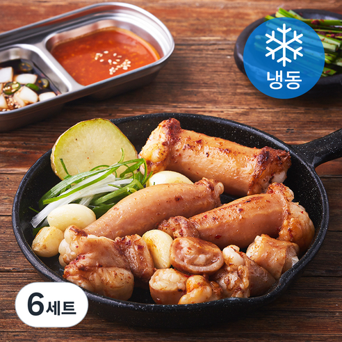 미식로 소대창 200g + 소스 50g 세트 (냉동), 6세트