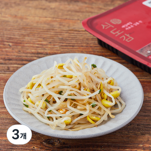 식도감 콩나물무침, 100g, 3개