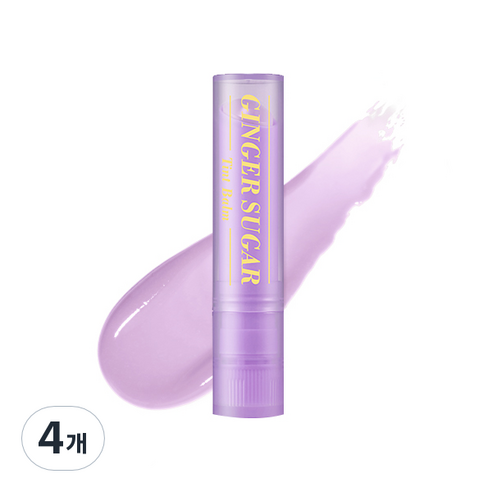 에뛰드 진저슈가 틴트밤, 디어 라일락, 3.2g, 4개
