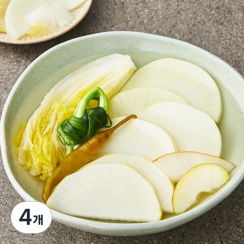 농가식품 동치미, 1.5kg, 4개