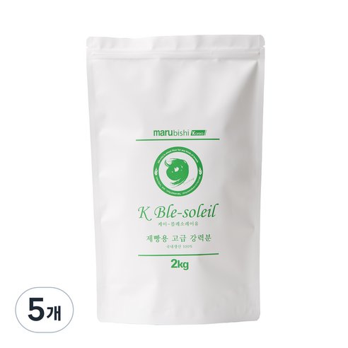 K 블레소레이유 제빵용 고급 강력분, 2kg, 5개