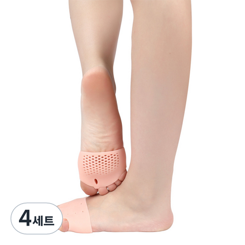 신신살롱 실리콘 발가락링 스킨 100 x 100 x 20 mm 양쪽 세트, 4세트