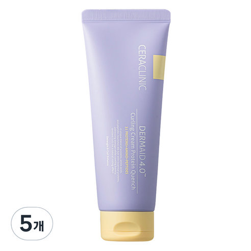 세라클리닉 더마이드 4.0 컬링 크림 프로테인 퀀치, 5개, 150ml