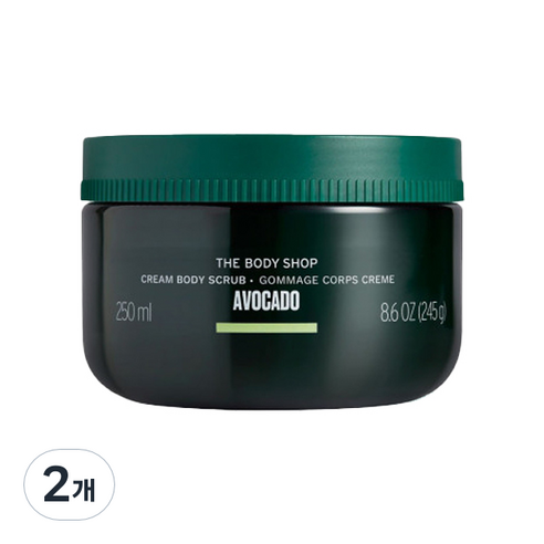더바디샵 아보카도 바디 스크럽, 250ml, 2개
