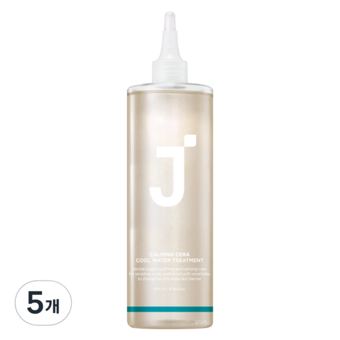 제이숲 카밍 세라 쿨 워터 헤어 트리트먼트, 500ml, 5개