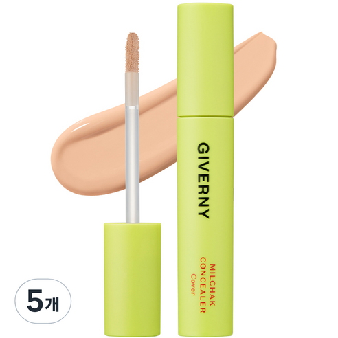지베르니 밀착 커버 컨실러 7ml, 23NW 미디움 베이지, 5개