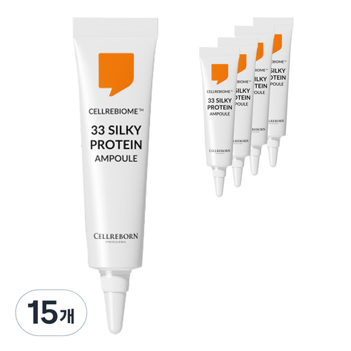 셀리본 셀리바이옴 33실키 프로틴 손상모발용 앰플, 10ml, 15개