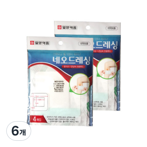 일양약품 네오드레싱 상처밴드 표준형, 4개입, 6개