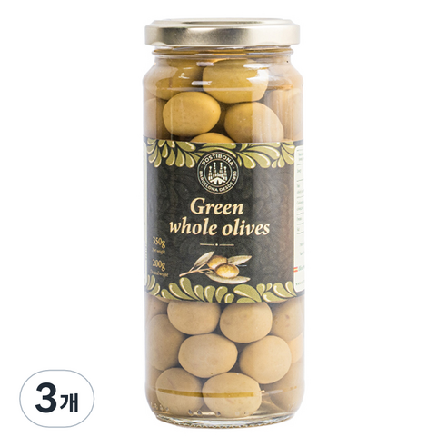포스티보나 그린 홀 올리브열매, 3개, 350g