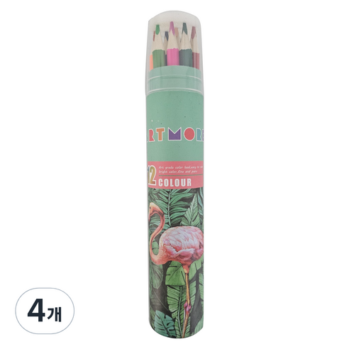 아트모아 전문가용 색연필, 12색, 4개