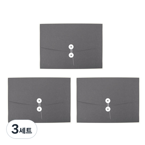 페이퍼리안 A4 재생지 프레젠테이션 폴더 세트 3p, 스톤, 3세트