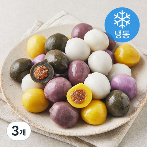 더바른 오색송편 (냉동), 550g, 3개