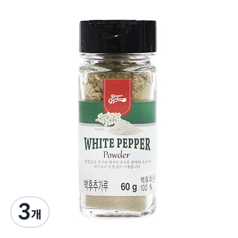 브레드가든 백후추 가루, 60g, 3개
