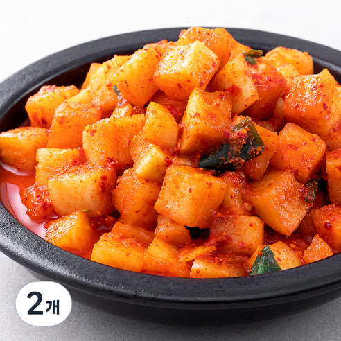 소소김치 깍두기, 2개, 2kg