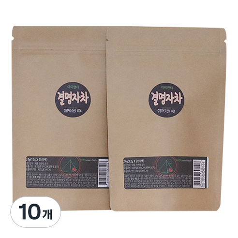 아이앤티 결명자차 삼각티백, 1.2g, 20개입, 10개
