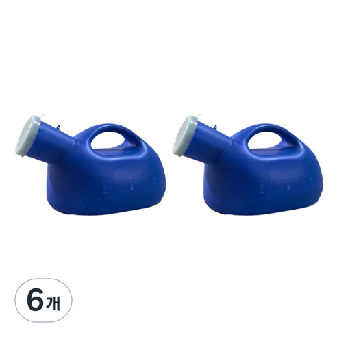 조인메이드 남성용 간이 휴대용 소변통, 블루, 6개