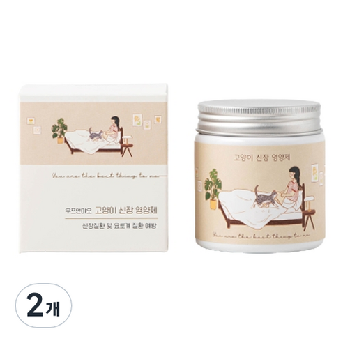 우프앤먀오 고양이 영양제, 신장, 2개