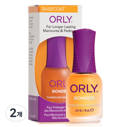 오를리 본더 네일 베이스코트 18ml, 2개