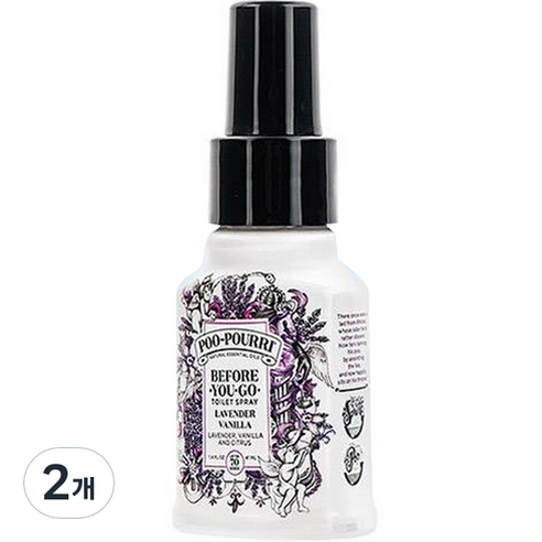 푸푸리 토일렛 퍼퓸 라벤더바닐라 본품, 41ml, 2개, 라벤더 바닐라