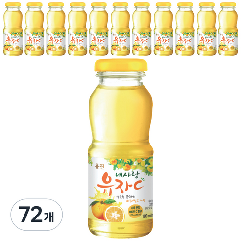 내사랑유자씨, 180ml, 72개