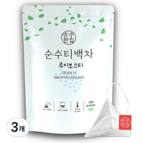 순수한집 루이보스티 티백, 1g, 10개입, 3개