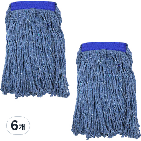 월드크린 청사 마포걸레 350g, 6개