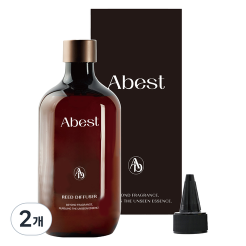 아베스트 대용량 디퓨저 리필액, 오스만투스, 500ml, 2개