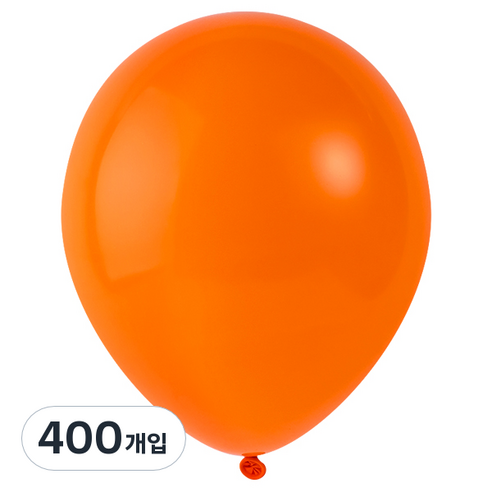 파티팡 풍선 라운드 30cm, 오렌지, 400개입