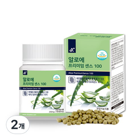 알로에프리미엄센스100, 2개, 65g