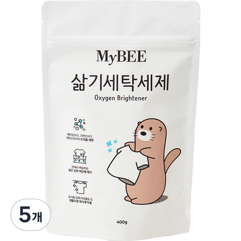 마이비 삶기 세탁세제 리필 400g, 5개