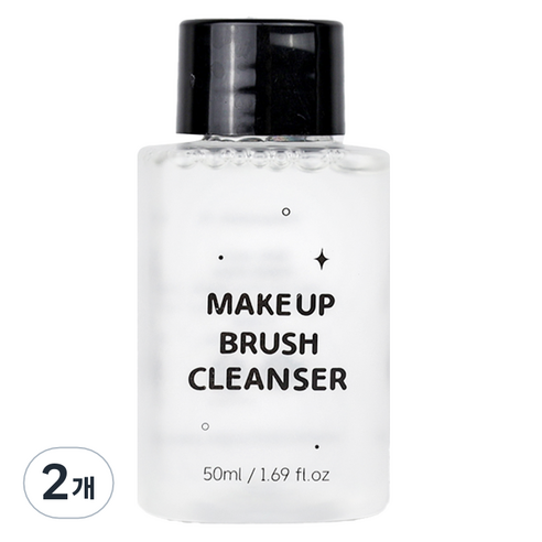 화홍엠 메이크업 브러쉬 클렌저, 2개, 50ml