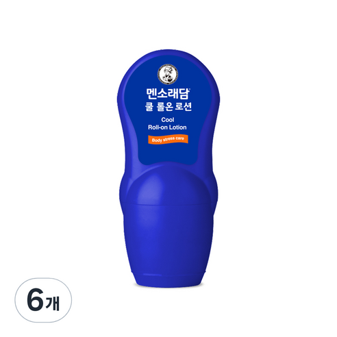 멘소래담 쿨 롤 온 바디로션, 50ml, 6개