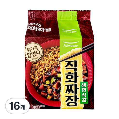 풀무원 생면식감 직화짜장, 16개