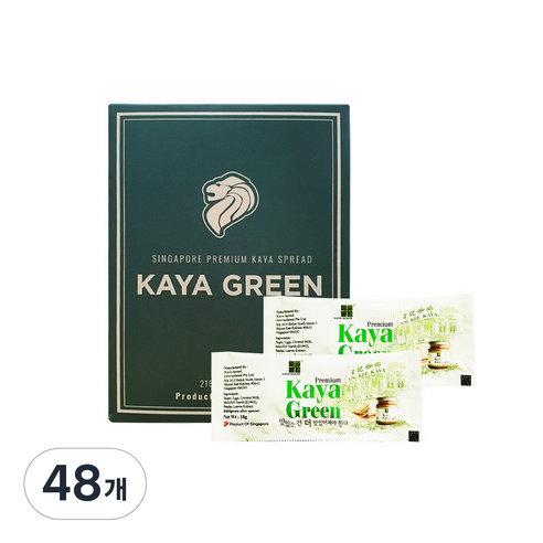 카야하우스 카야잼 그린 일회용 포션, 18g, 48개