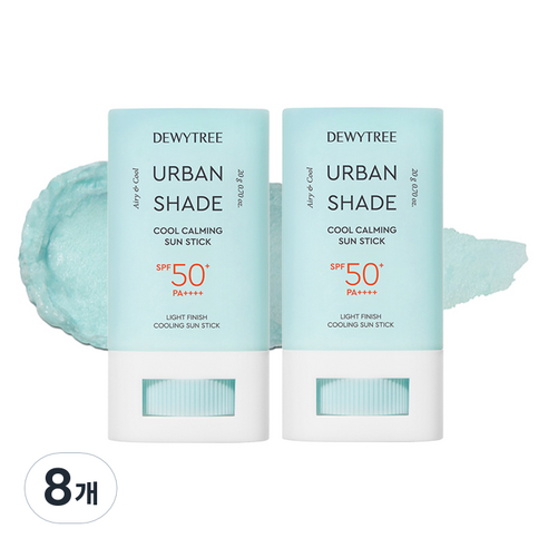 듀이트리 어반쉐이드 쿨카밍 선스틱 SPF50+ PA++++, 20g, 8개