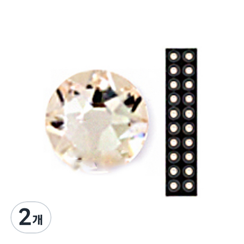 와사비네코 미미츠보 쥬얼리 귀지압패치 L 4.0mm 20p, 실크20pcs_L(4.0mm), 2개