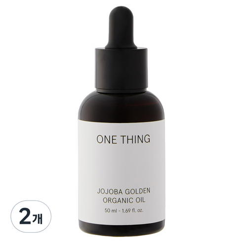 원씽 호호바오일 유기농 비정제 냉압착 오일, 50ml, 2개