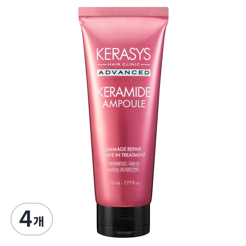 케라시스 케라마이드 극손상 바르는 트리트먼트, 4개, 230ml