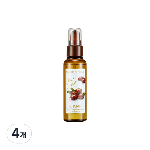 네이처리퍼블릭 아르간 에센셜 딥 케어 헤어 에센스, 80ml, 4개