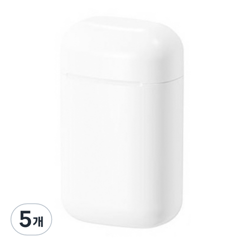 러빙랩 휴대용 비누 케이스, 화이트, 5개