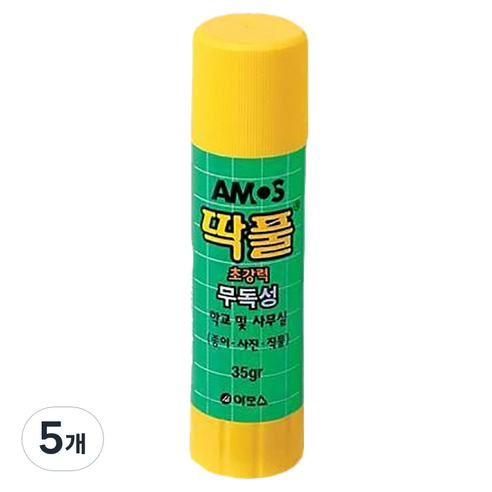 아모스 딱풀, 35g, 5개