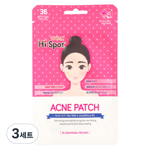 하이스팟 하이드로 콜로이드 패치 원형 3종, 3세트