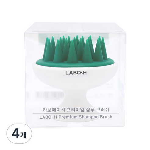 라보에이치 프리미엄 샴푸 브러쉬, 혼합색상, 4개